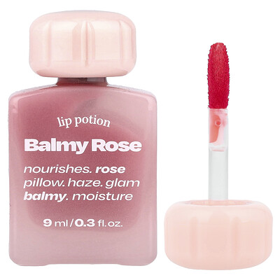 alternativestereo, Lip Potion Balmy Rose, N.º 1 Rosa bebé, 9 ml (0,3 oz. líq.)