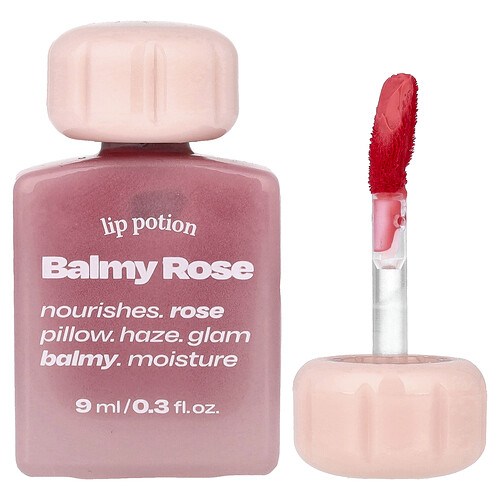 alternativestereo, Lip Potion Balmy Rose, Lippenbalsam mit Rose, Nr. 2 Blush Pink, 9 ml (0,3 fl. oz.)