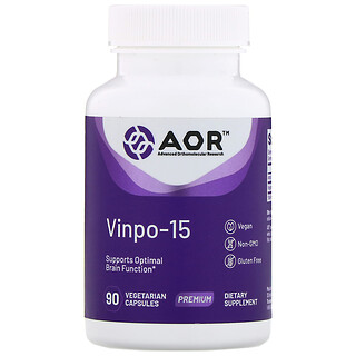 Advanced Orthomolecular Research AOR, Vinpo-15، 90 كبسولة نباتية