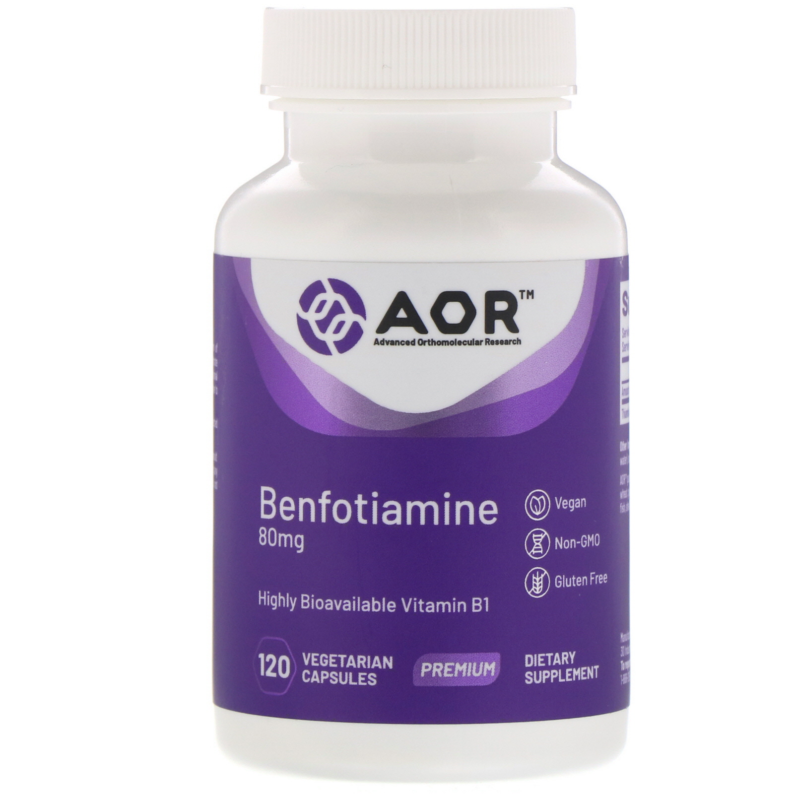 Benfotiamine, 80 mg, 1 Vegetarian Capsules 2