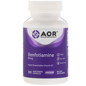 Отзывы о Эдвансд Ортомолекуляр Ресёрч, Benfotiamine, 80 mg, 120 Vegetarian Capsules