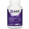 Advanced Orthomolecular Research AOR‏, مركّب فيتامين ب المتطور، 90 كبسولة نباتية