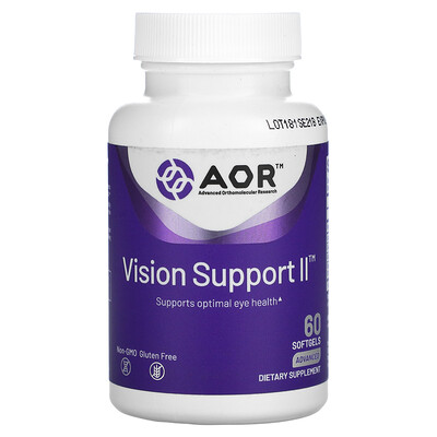 

Advanced Orthomolecular Research AOR Vision Support II 60 мягких таблеток