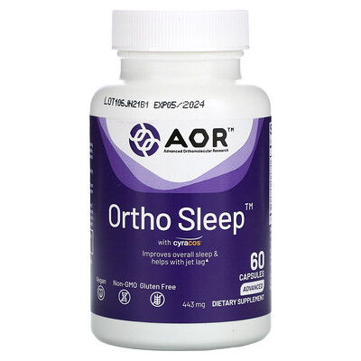 

Advanced Orthomolecular Research AOR Ortho Sleep with Cyracos 221 mg 60 Capsules