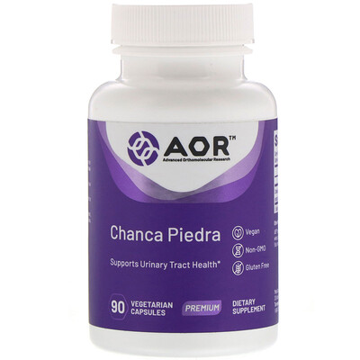 

Advanced Orthomolecular Research AOR «Чанка пьедра» (chanca piedra), 90 растительных капсул