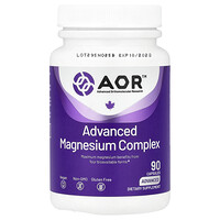 Advanced Orthomolecular Research AOR（アドバンスト オルトモレキュラー リサーチ）, Advanced Magnesium Complex（アドバンストマグネシウムコンプレックス）、植物性カプセル90粒
