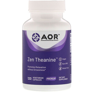 Отзывы о Эдвансд Ортомолекуляр Ресёрч, Zen Theanine, 120 Vegetarian Capsules