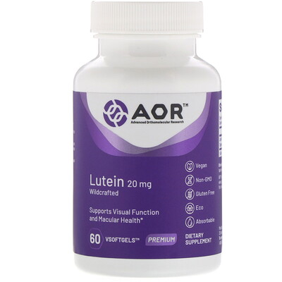 

Lutein, 20 mg, 60 VSoftgels