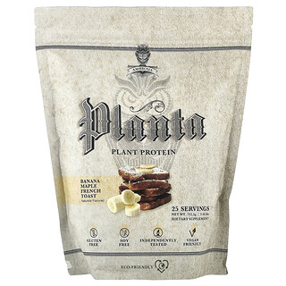 Ambrosia Collective, Planta, Proteína de origen vegetal, Tostada francesa de plátano y arce, 752,5 g (1,66 lb)