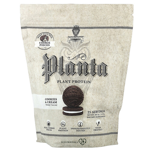 Ambrosia Collective Planta, Plant Protein, Cookies & Cream, 2.07 lbs (937.5 g)