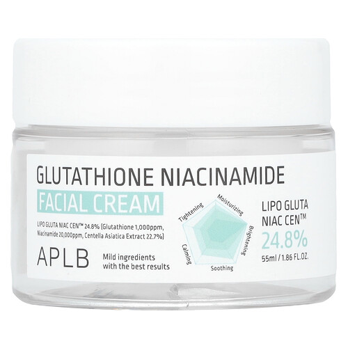 Aplb Glutathione Niacinamide, Facial Cream, 1.86 fl oz (55 ml)