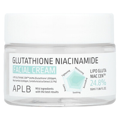 Product Image for APLB, Glutathione Niacinamide, Facial Cream, 1.86 fl oz (55 ml)