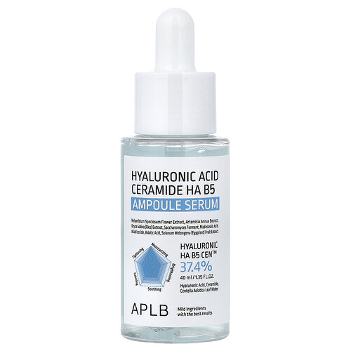 Aplb Hyaluronic Acid Ceramide HA B5 Ampoule Serum, 1.35 fl oz (40 ml)