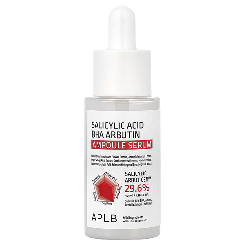 Aplb Salicylic Acid BHA Arbutin Ampoule Serum, 1.35 fl oz (40 ml)