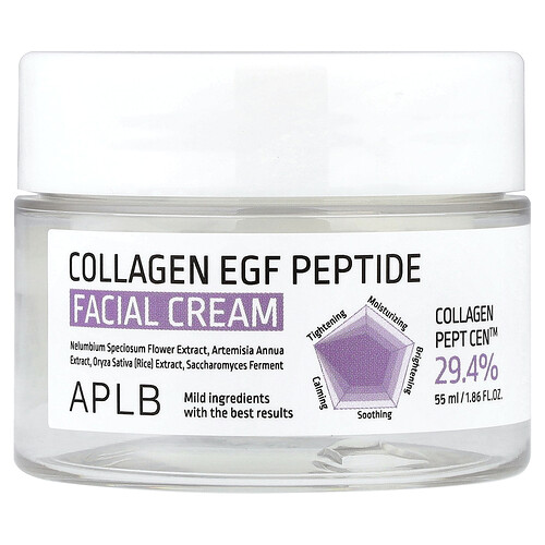 APLB, Collagen EGF Peptide Facial Cream, 1.86 fl oz (55 ml)