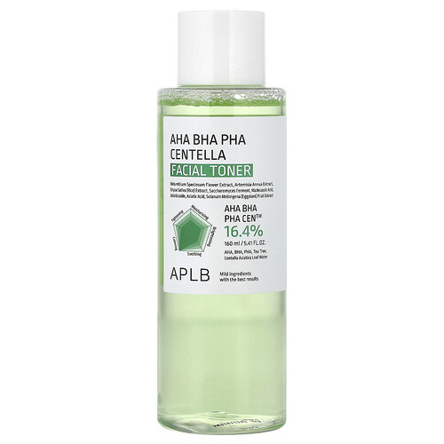 APLB, AHA BHA PHA Centella veido tonikas, 5,41 fl uncijos (160 ml)