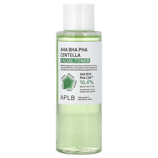 APLB, Tónico facial con Centella AHA, BHA y PHA, 160 ml (5,41 oz. líq.)