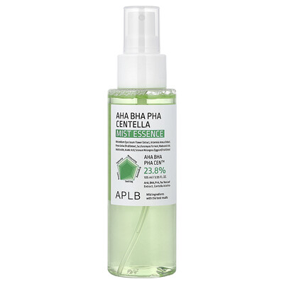 Product Image for APLB, AHA BHA PHA Centella Mist Essence, 3.55 fl oz (105 ml)