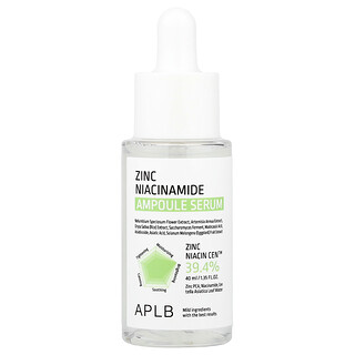 APLB, Zink-niacinamid-ampul-serum, 40 ml