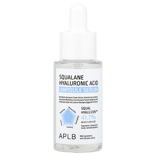 APLB, Sérum ampoule au squalane et à l'acide hyaluronique, 40 ml