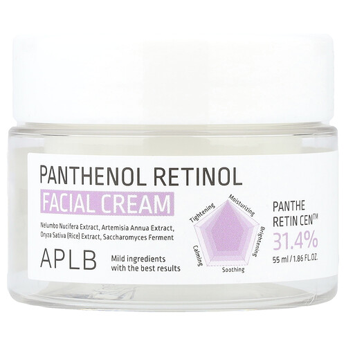 Aplb Panthenol Retinol Facial Cream, 1.86 fl oz (55 ml)