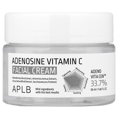 APLB, Adenosine Vitamin C Facial Cream , 1.86 fl oz (55 ml)