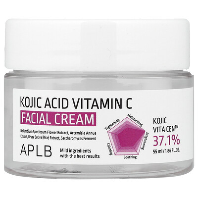 APLB, Kojic Acid Vitamin C Facial Cream , 1.86 fl oz (55 ml)
