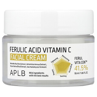 APLB, Crema facial con ácido ferúlico y vitamina C, 55 ml (1,86 oz. líq.)