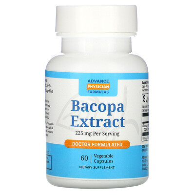 Advance Physician Formulas Экстракт бакопа, 225 мг, 60 капсул