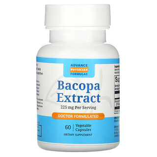 Advance Physician Formulas, Bacopa Extrakt, 225 mg, 60 Kapseln