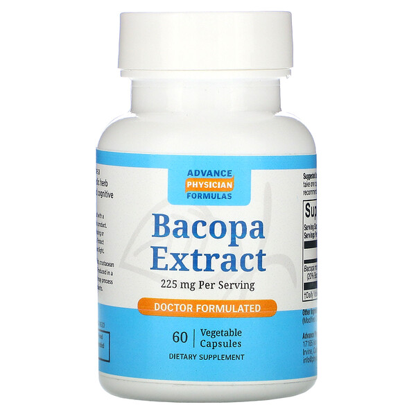Advance Physician Formulas‏, Bacopa Extract, 225 mg, 60 Capsules