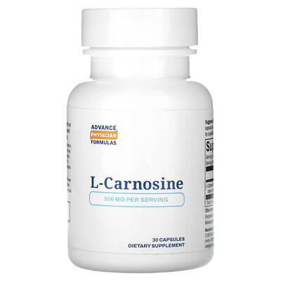 Product Image for Advance Physician Formulas, L-Carnosine, 500 mg, 30 Capsules