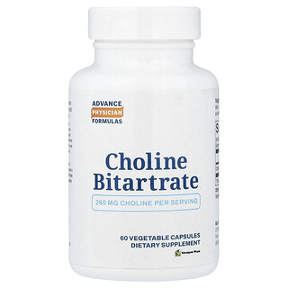 Advance Physician Formulas, Kolin-bitartarát, 260 mg, 60 növényi kapszula