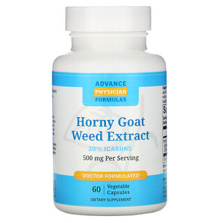 Advance Physician Formulas, Horny Goat Weed Extract, 500 mg, 60 Vegetable Capsules