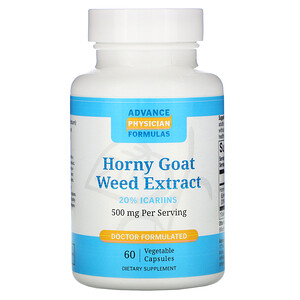 Эдвэнс Физишн Формула, Horny Goat Weed Extract, 500 mg, 60 Vegetable Capsules отзывы покупателей