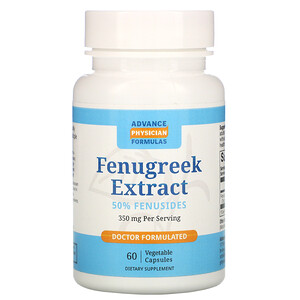 Отзывы о Эдвэнс Физишн Формула, Fenugreek Extract, 350 mg, 60 Vegetable Capsules