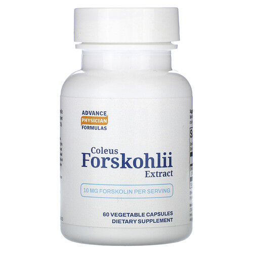 어드밴스 피지션 포뮬라 Advance Physician Formulas, 콜레우스포스콜리 추출물, 100mg, 베지 캡슐 60정
