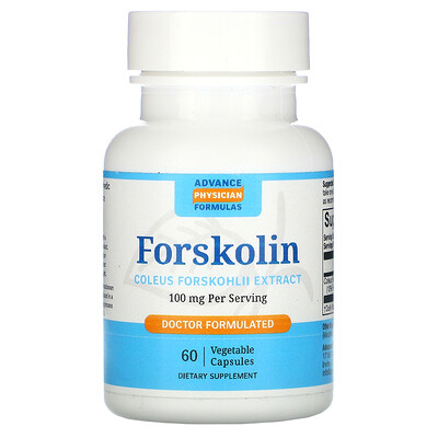 Advance Physician Formulas Форсколин - экстракт корня колеус форсколии, 100 мг, 60 капсул