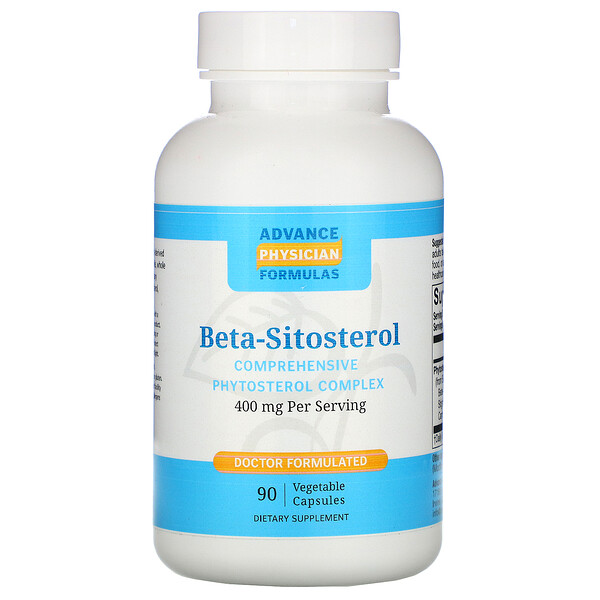 Бета-ситостерол, 200 мг, 90 растительных капсул