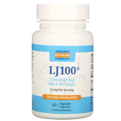 Advance Physician Formulas LJ 100, 25 mg, 60 Vegetable Capsules