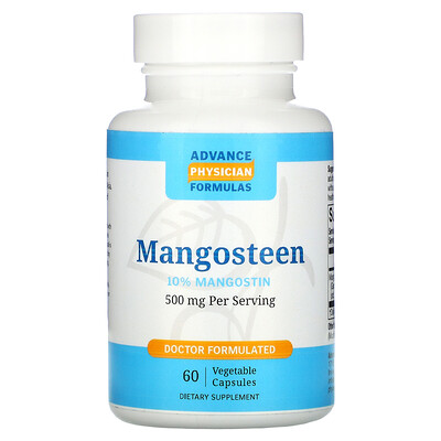 Advance Physician Formulas Mangosteen, 500 mg, 60 Vegetable Capsules