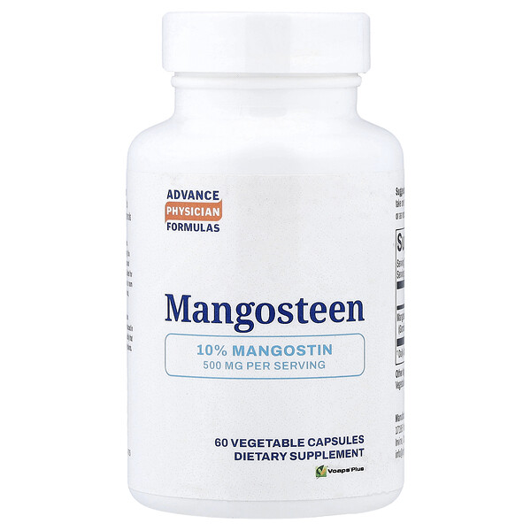 Advance Physician Formulas Mangosteen, 500 mg, 60 Vegetable Capsules