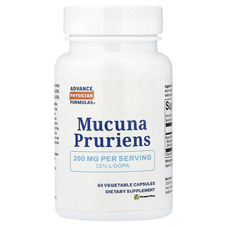 Advance Physician Formulas, Mucuna Pruriens, 200 mg, 60 capsule vegetali
