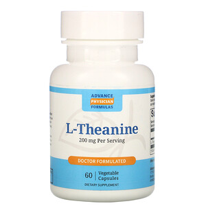 Отзывы о Эдвэнс Физишн Формула, L-Theanine, 200 mg, 60 Vegetable Capsules