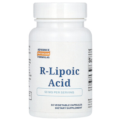 Product Image for Advance Physician Formulas, R-Lipoic Acid, 50 mg, 60 Vegetable Capsules