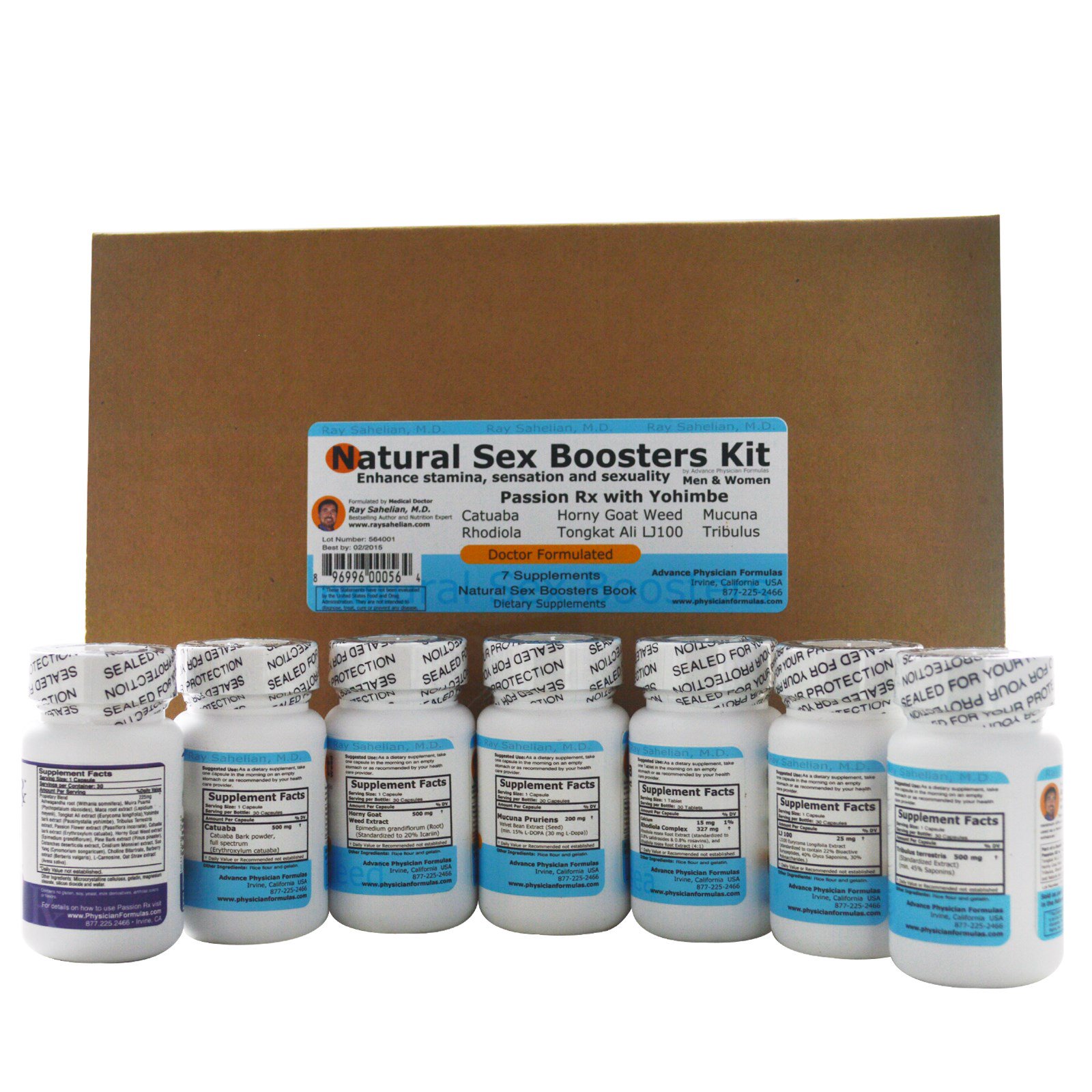 Advance Physician Formulas Natural Sex Boosters Kit 8 Piece Kit Iherb 5725