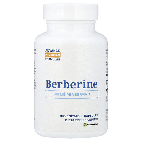Advance Physician Formulas, Berberine, Berberin, 500 mg, 90 pflanzliche Kapseln