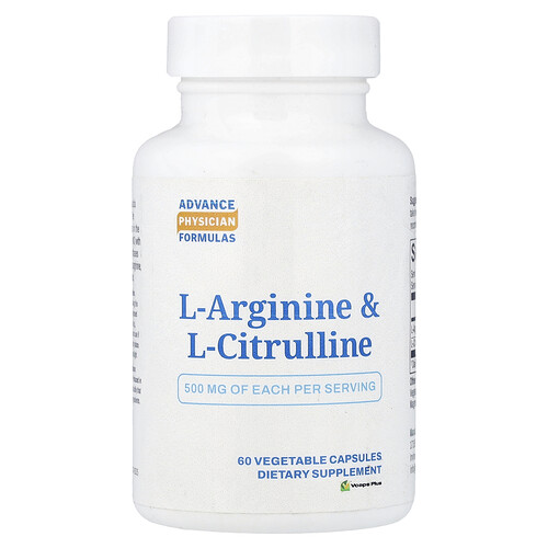 Advance Physician Formulas, L-Arginine & L-Citrulline, L-Arginin und L-Citrullin, 60 pflanzliche Kapseln
