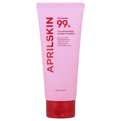 April Skin, Agente de limpieza profunda con TXA y niacinamida 99, 120 g (4,23 oz)