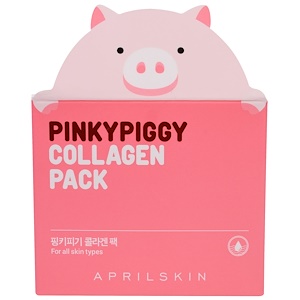 Купить April Skin, PinkyPiggy Увлажняющий крем с коллагеном, 3,38 унций (100 г)  на IHerb